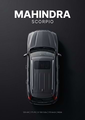 Mahindra Scorpio Top View