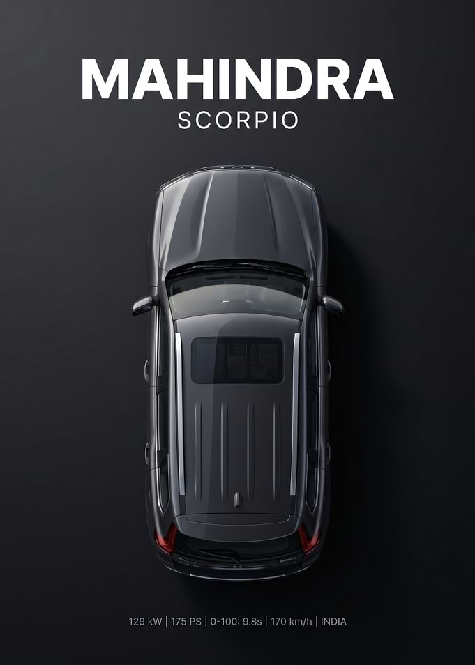Mahindra Scorpio Top View