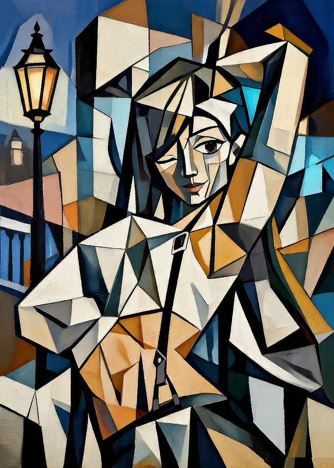 Cubist Portrait of a Woman