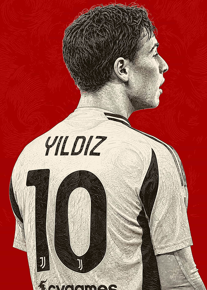Kenan Yıldız Juventus Jersey
