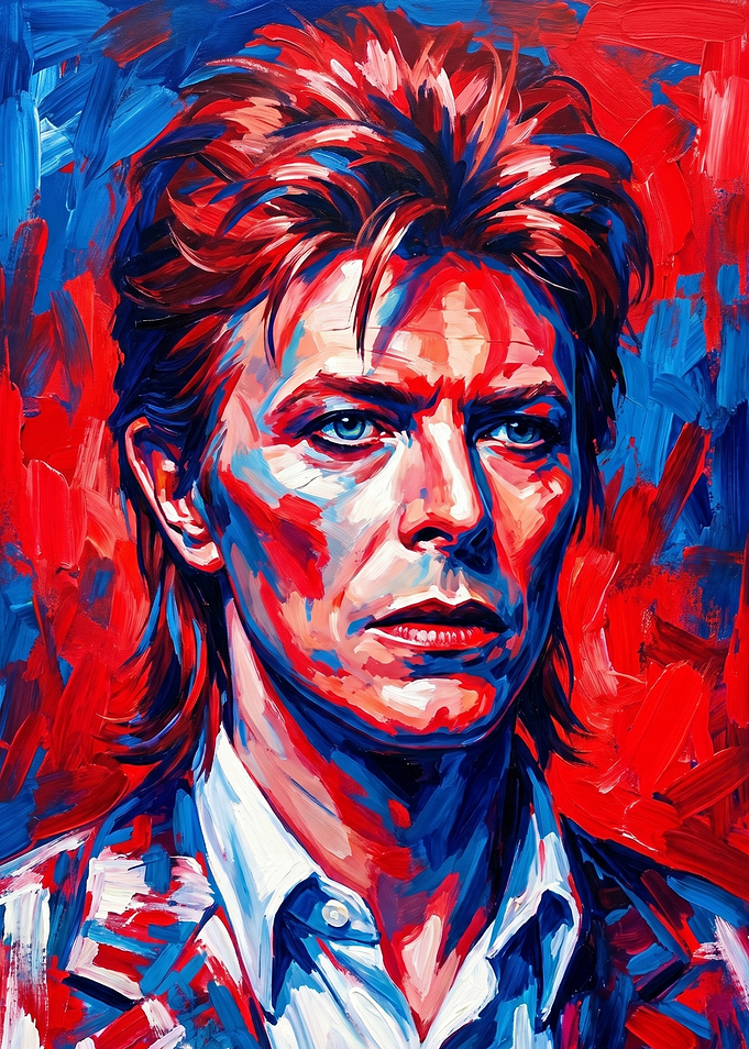 David Bowie Pop Art Portrait