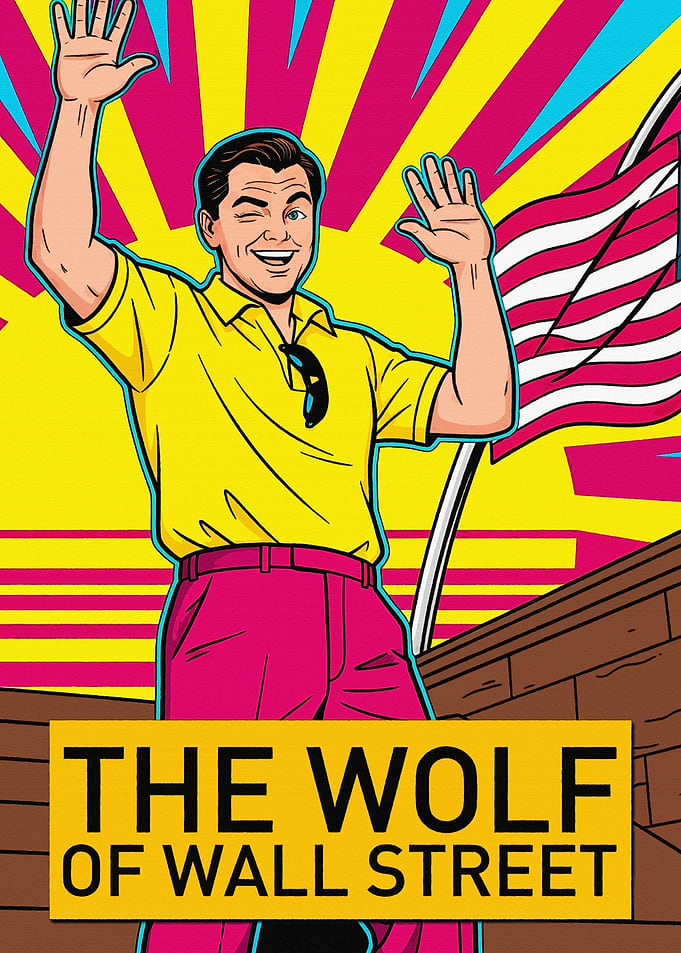 The Wolf of Wall Street Movie Art