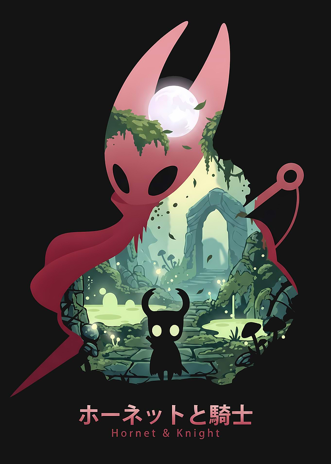 Hornet and Knight in a Forest