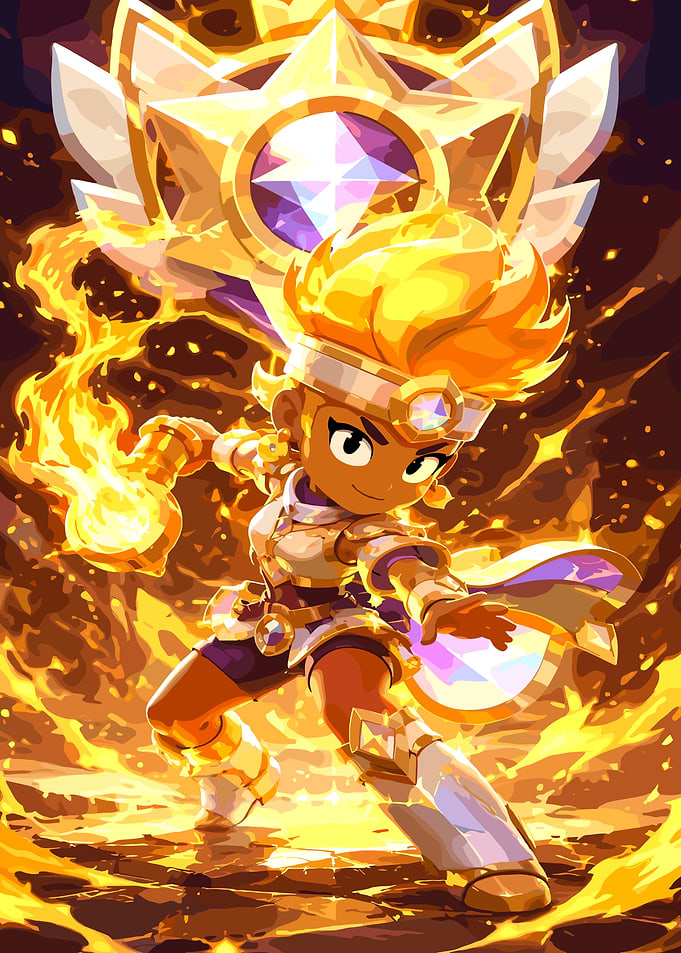 Amber from Brawl Stars
