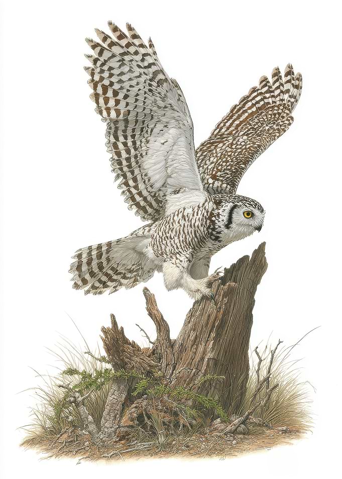 Snowy Owl in Flight