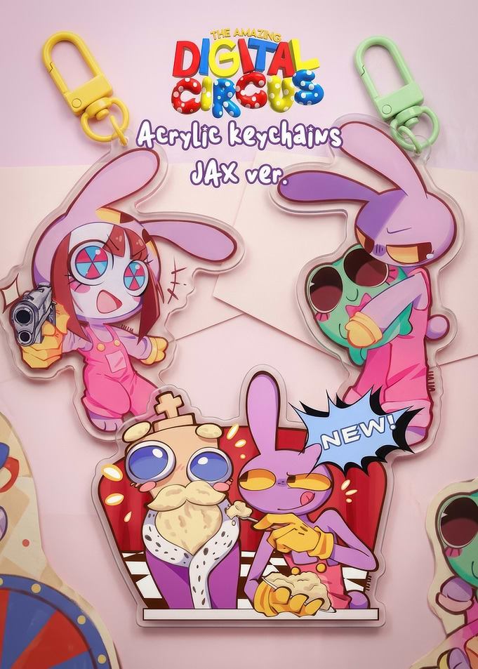 The Amazing Digital Circus Jax Acrylic Keychains