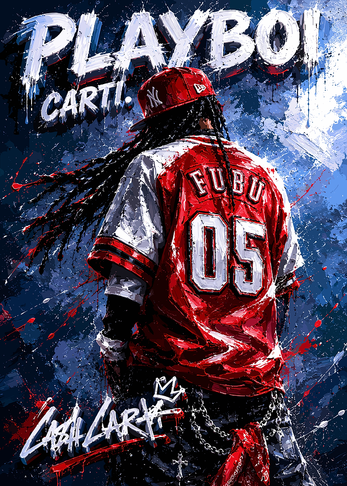 Playboi Carti FUBU Jersey Art