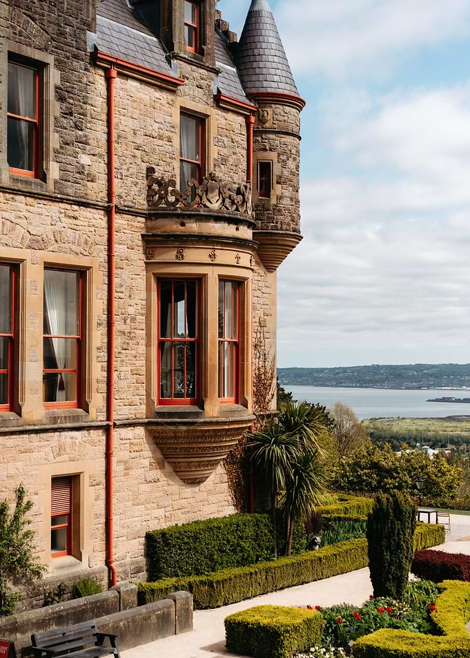 Castle with Gardens and Sea View