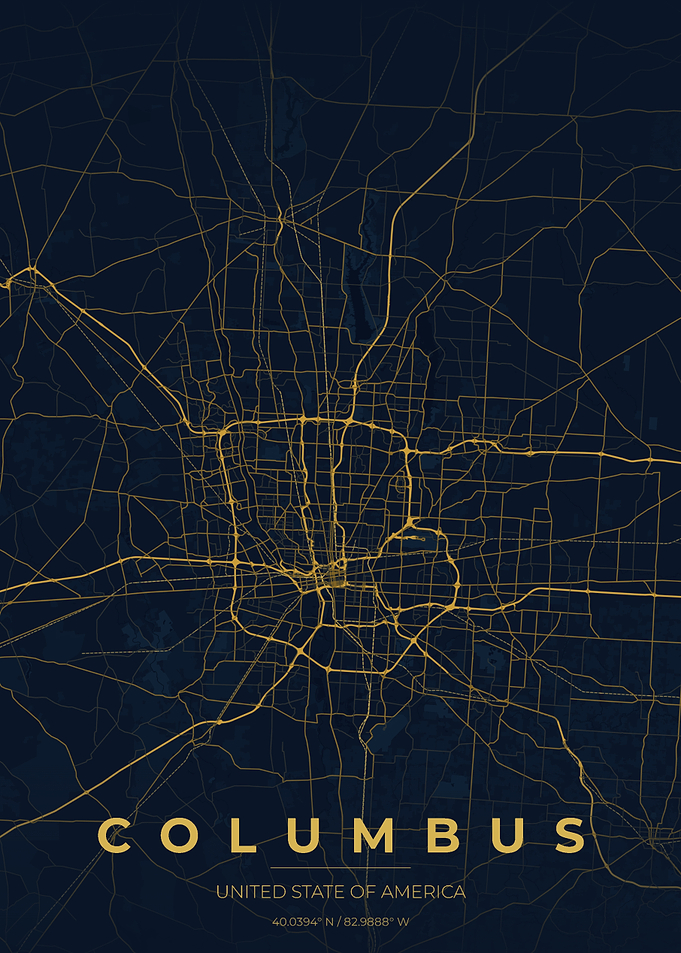 Columbus City Map