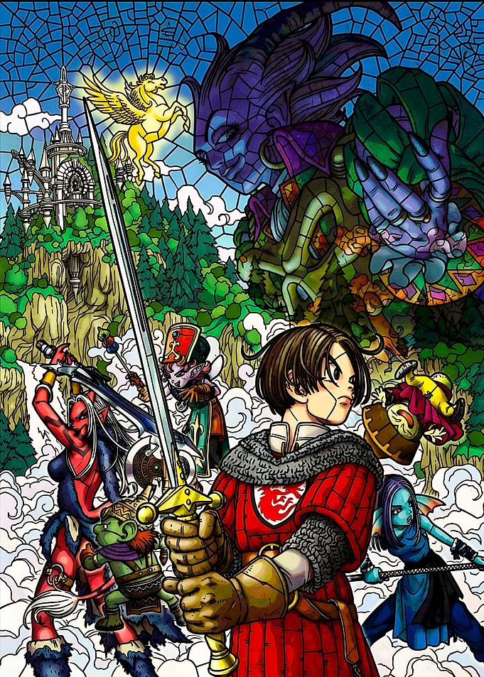 Dragon Quest Stained Glass Art