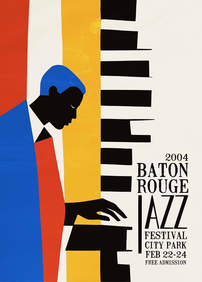 Baton Rouge Jazz Festival Poster