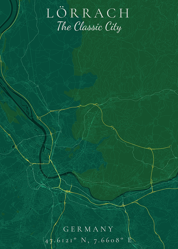 Lörrach City Map