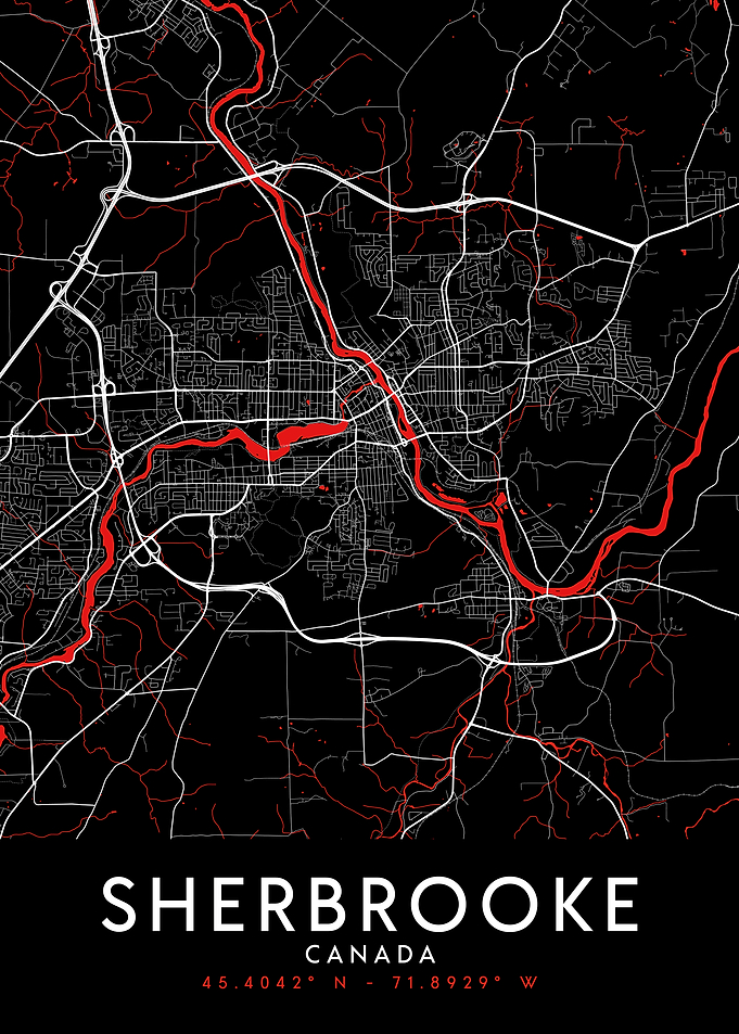 Sherbrooke Dark Map