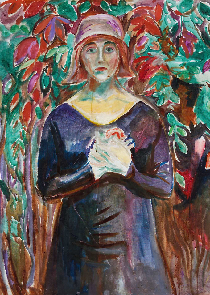 Woman in a Garden