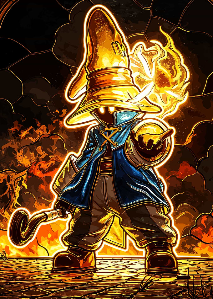 Vivi Ornitier Casting Fire Magic