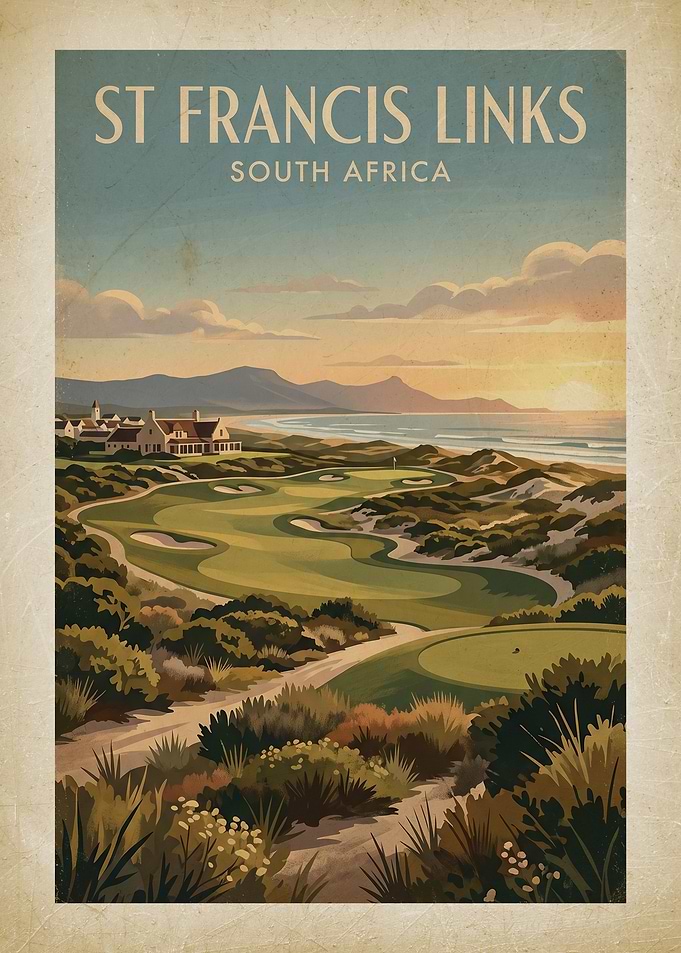 St Francis Links South Africa Golf Poster