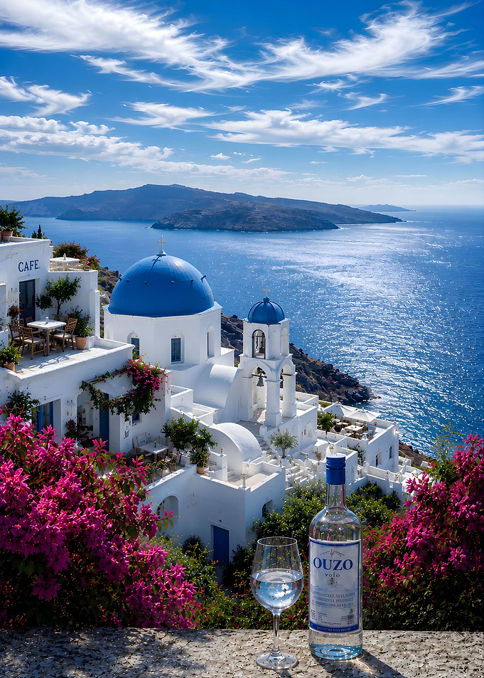 Santorini Seaside Serenity