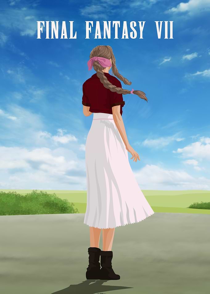 Final Fantasy VII Aerith Artwork