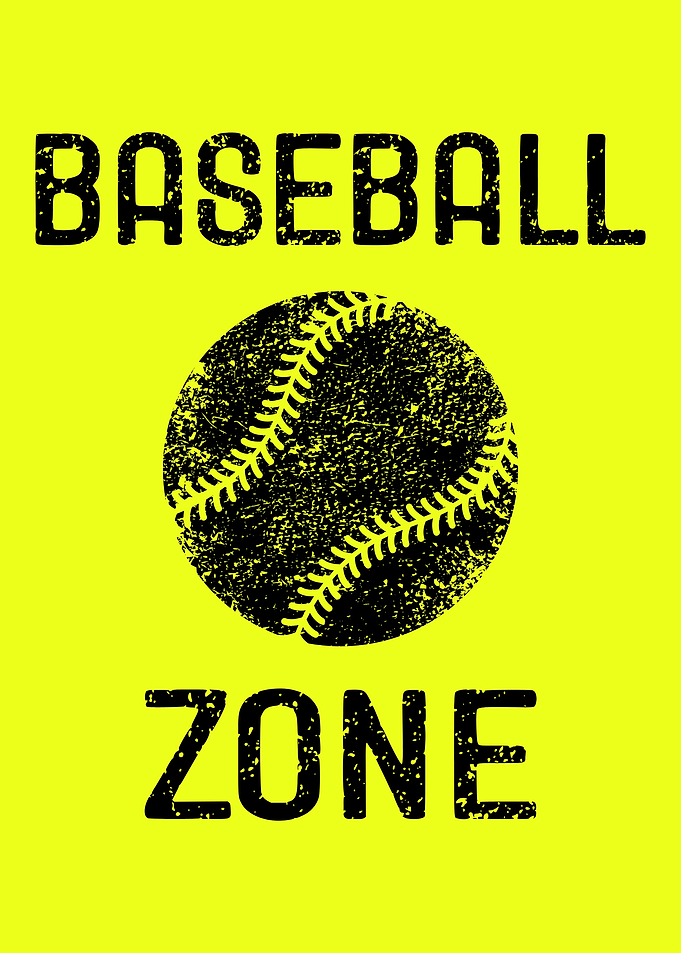 Baseball Zone Text Art