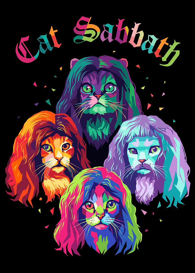 Cat Sabbath Band Portrait