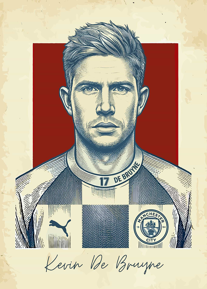 Kevin De Bruyne Portrait
