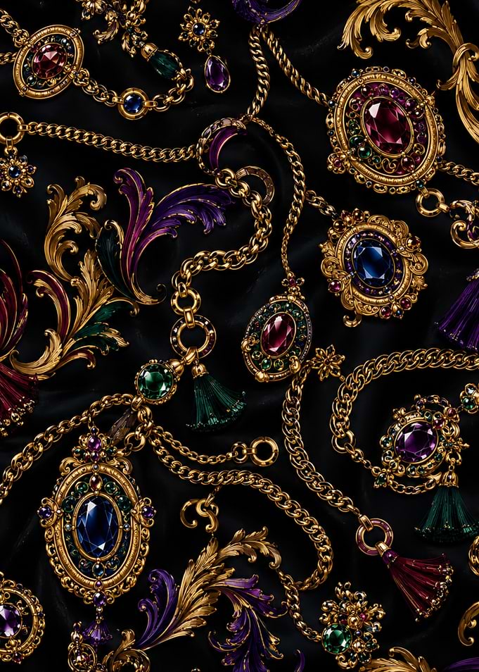 90s Baroque Jewels & Chains