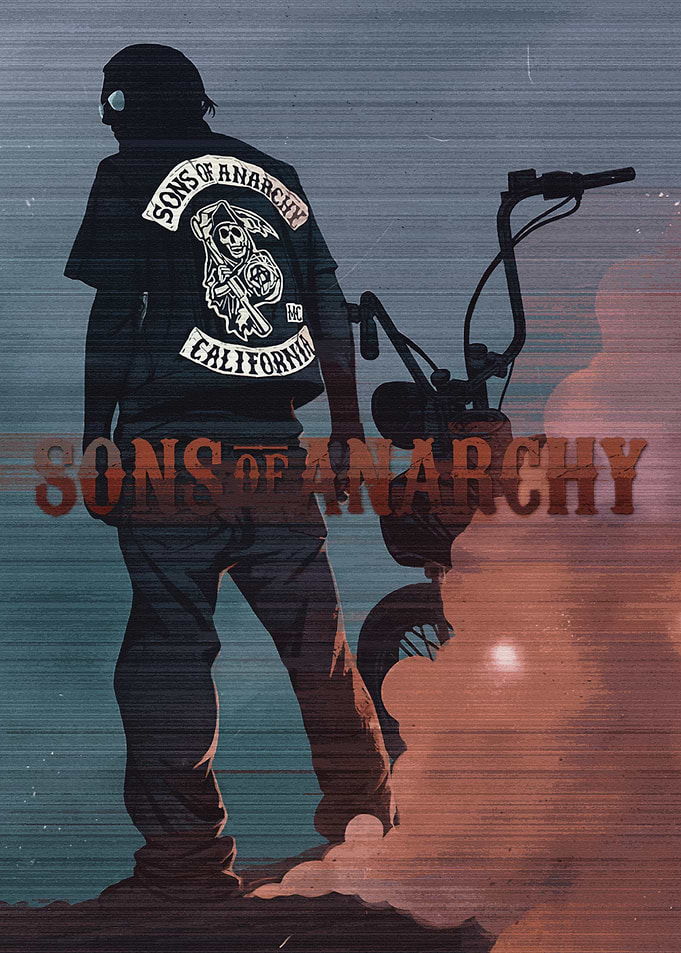Sons of Anarchy Motorcycle Poster