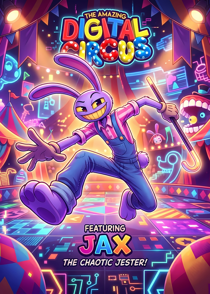The Amazing Digital Circus Jax Poster