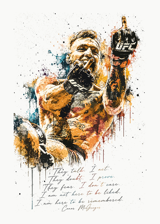 Conor McGregor Motivational Art