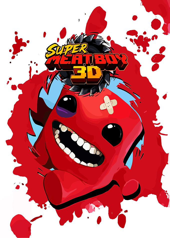 Super Meat Boy 3D Game Art