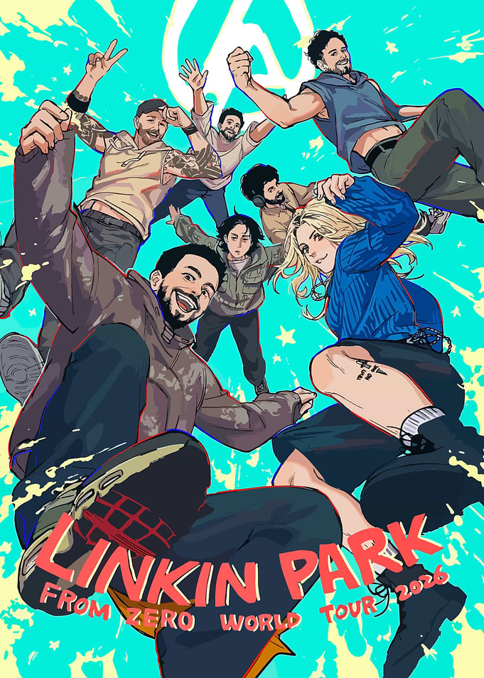 Linkin Park World Tour Poster