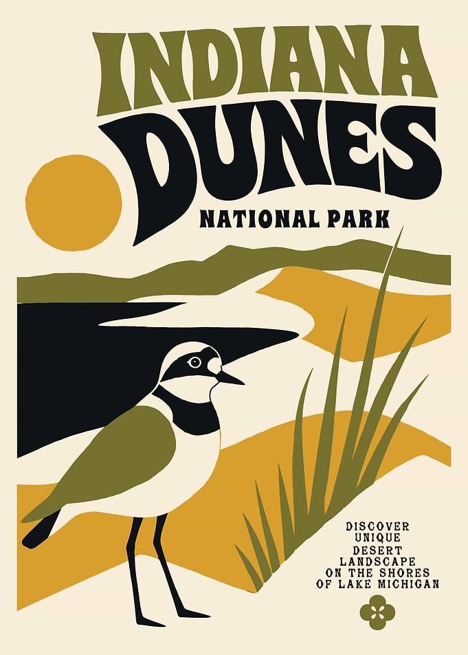 Indiana Dunes National Park Poster