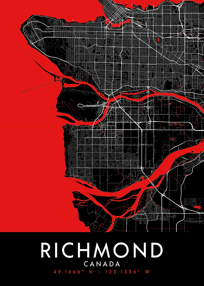 Richmond Dark Map