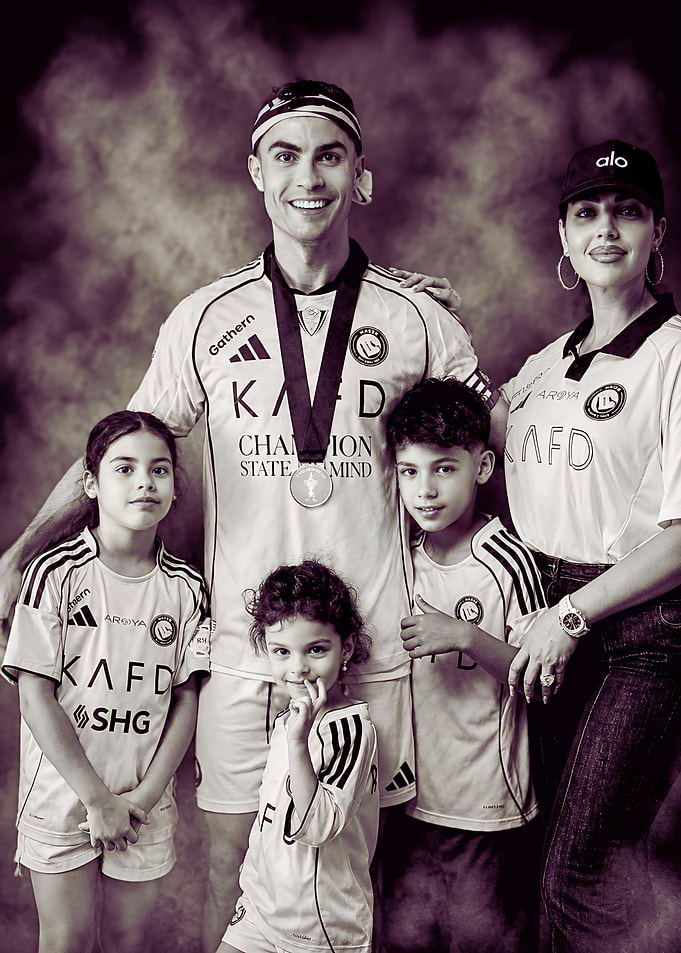 Cristiano Ronaldo Family Portrait