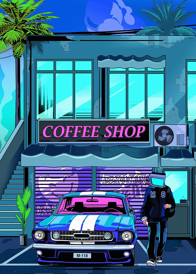 Coffee Shop Retro