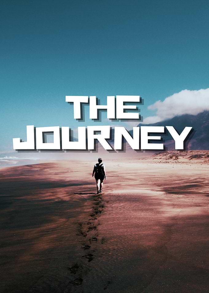 The Journey Text Art