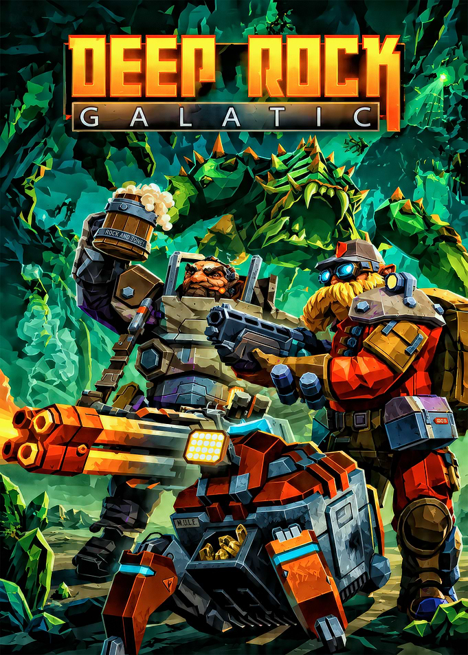 Deep Rock Galactic Game Cover