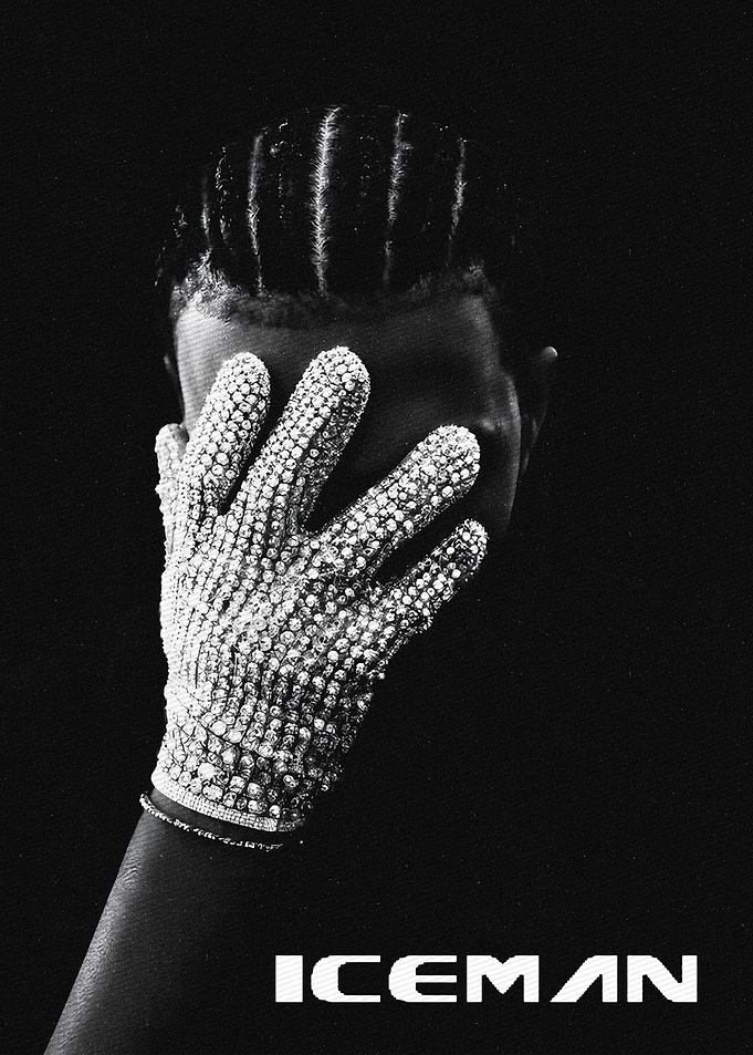 Drake Iceman Diamond Glove Portrait