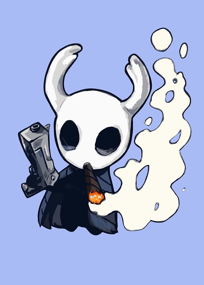 Knight with Gun and Cigar