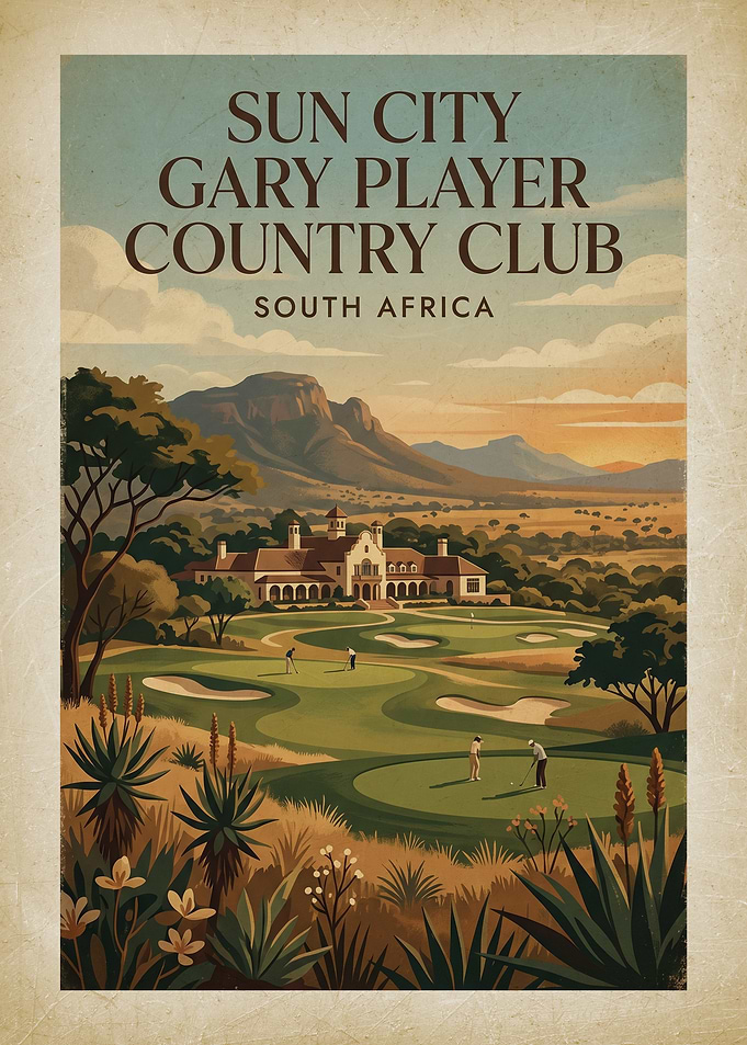 Sun City Gary Player Country Club Poster