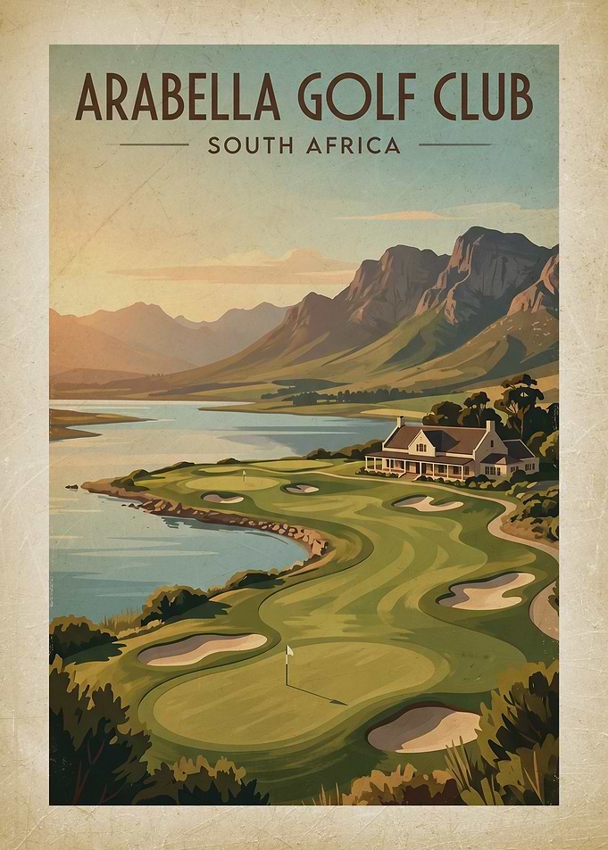 Arabella Golf Club Vintage Poster