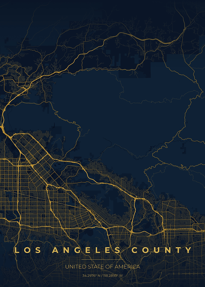 Los Angeles County Map