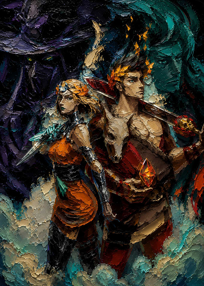 Hades and Persephone Fantasy Art