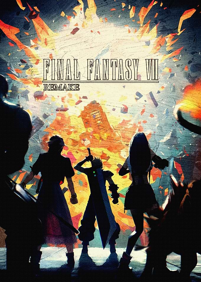 Final Fantasy VII Remake Poster