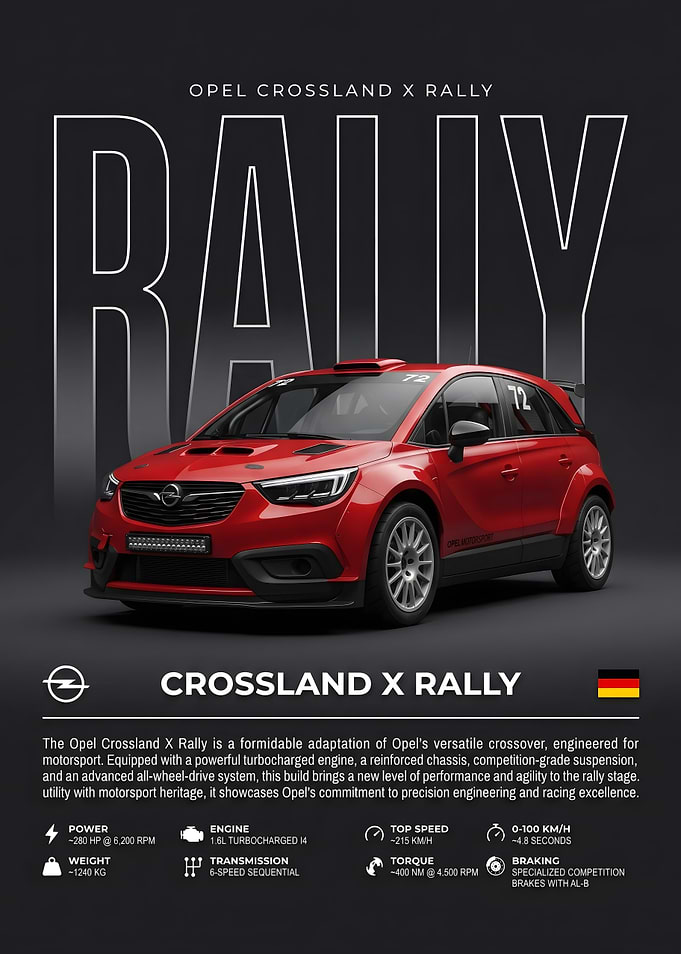 Opel Crossland X Rally Car