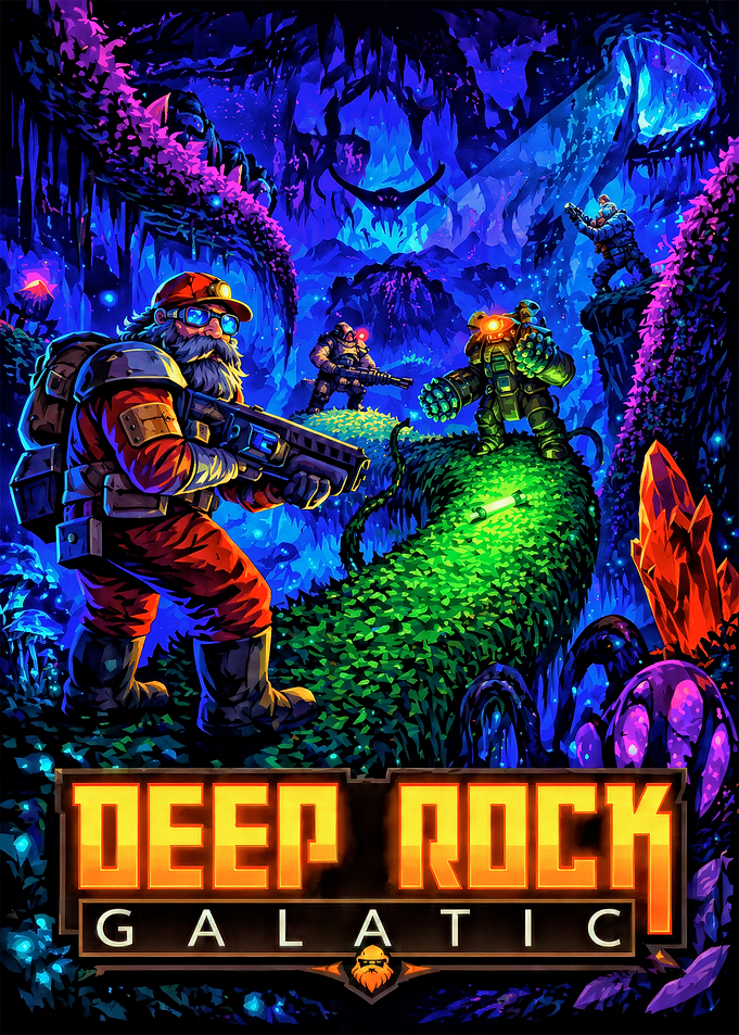 Deep Rock Galactic Game Art