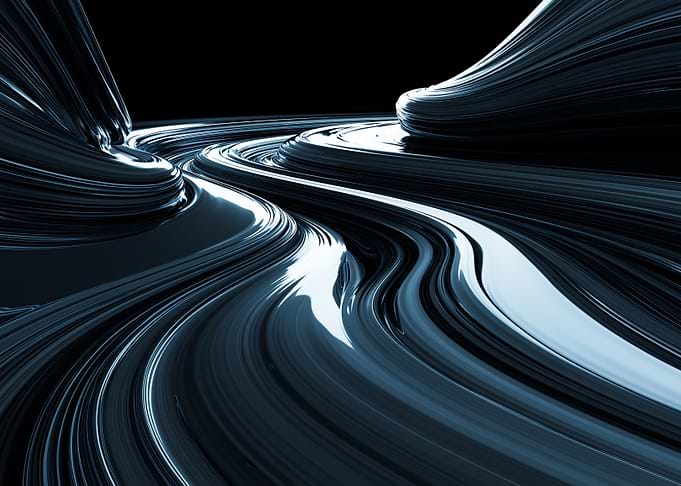 Abstract Metallic Swirls