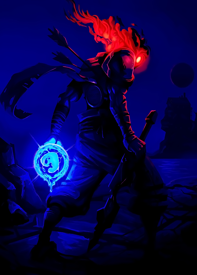 Dead Cells Prisoner with Magic Orb