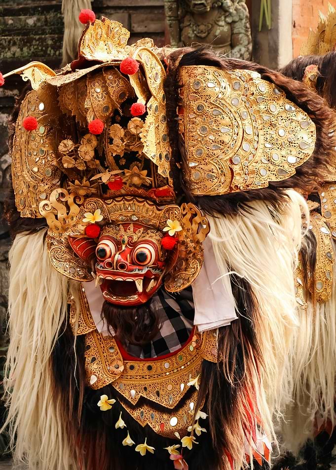 Balinese Barong Mask and Costume
