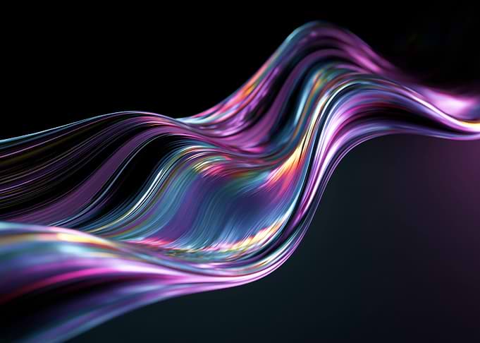 Abstract Swirling Metallic Waves